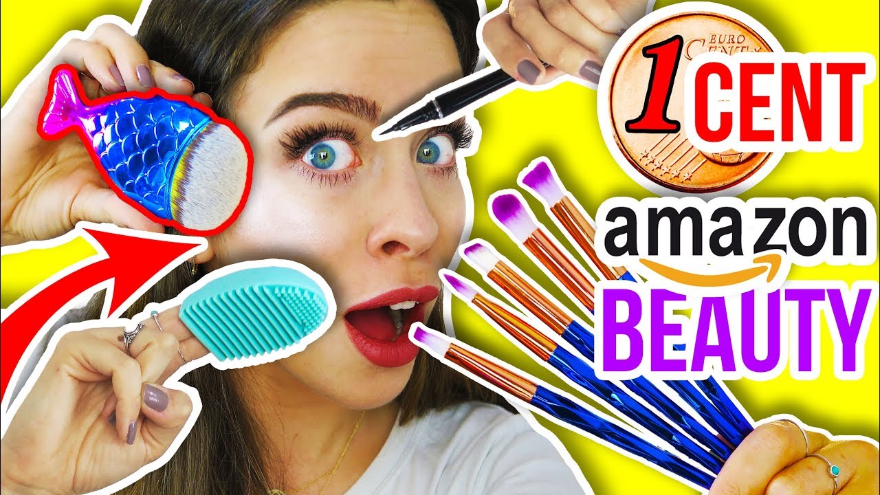 ALLES 1 CENT! AMAZON BEAUTY PRODUKTE! 😵 Werbung vs. Realität im LIVE TEST! Erwartung erfüllt?!