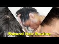 My NATURAL Hair Routine PREP For Wig Wearing!!!