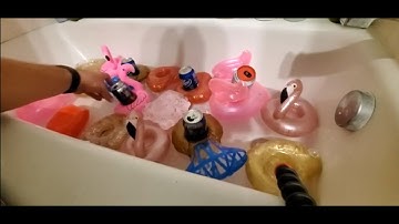 GROBRO7 20 Pack Inflatable Drink Holder Pool Floats