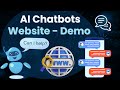 Ai chatbot on your website for lead generation and customer support using a chat widget live demo