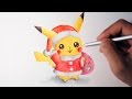 35+ Ideas For Drawing Pikachu Christmas