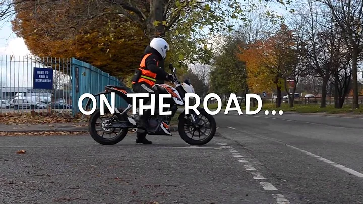 Olympic Snowboarder Aimee Fuller rides a KTM 125 D...