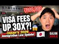 🇯🇵🇵🇭 JAPAN VISA FEES INCREASING 30X! WHAT FOREIGNERS NEED TO KNOW MAY 2026 | IMMIGRATION LAW UPDATE!