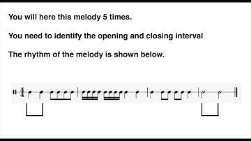 Unit 3 Music Performance - Intervals in a Melody Practice #5