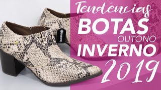 botas femininas outono inverno 2019