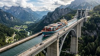 The INSANE Engineering CHINA Uses to Lift Ships Over Mountains 