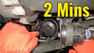 Step By Step Oil Filter Change Skoda  Audi  Vw  Seat