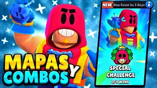 MEJORES COMBOS y MAPAS DEL DESAFÍO de GROM | Brawl Stars