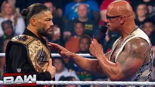 The Rock Returns And Challenges Roman Reigns For World Heavyweight Championship On WWE Raw 2026