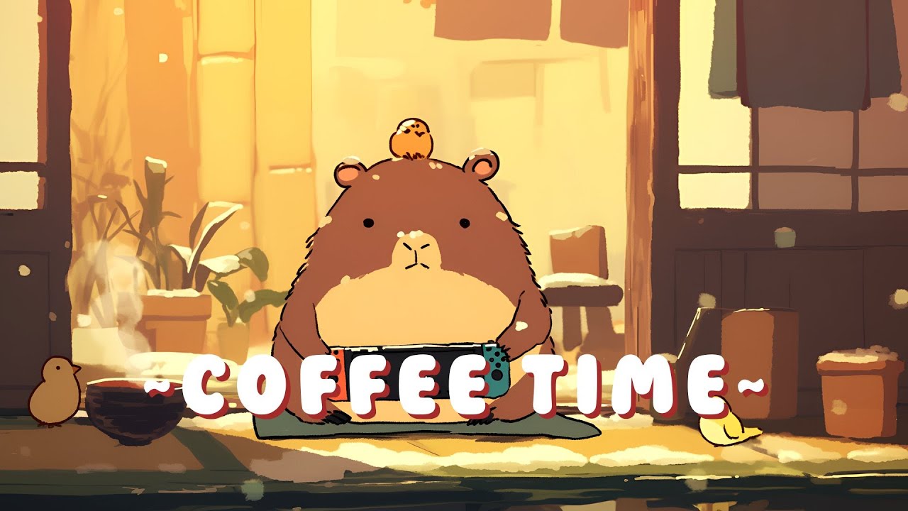 [60 Minutes] Capybara Beat Station | Lofi Hip Hop for Studying 🦫 ✨ 🌙