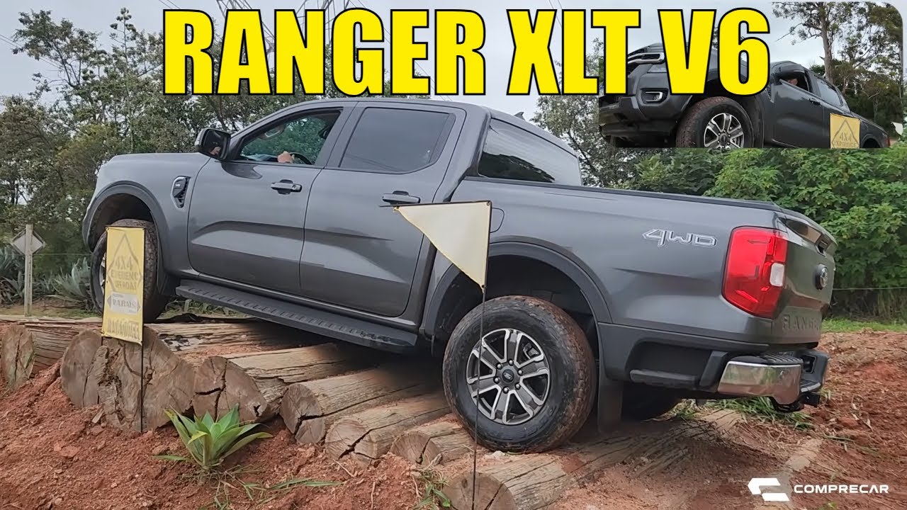 Ford Ranger XLT V6 - Vai bem no 4x4?