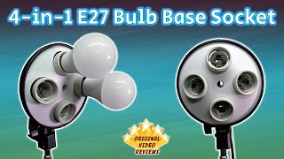 4-in-1 Photography Light Socket - Andoer Super Lamp Holder Review 💡 screenshot 5