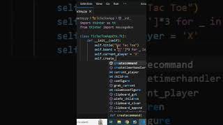 How to create Tic Tac Toe Game with Python || devTale #tictactoe screenshot 5