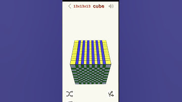 Checkerboard 🤔😲🥵pattern in 13x13 cube @crazycubing07