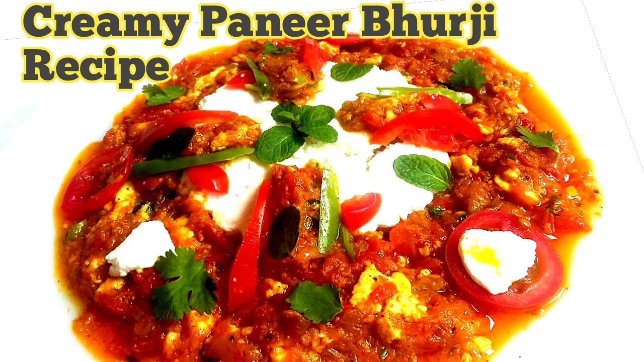 Creamy Paneer Bhurji _Easy Paneer recipe/PaneerBhurji Dry or with