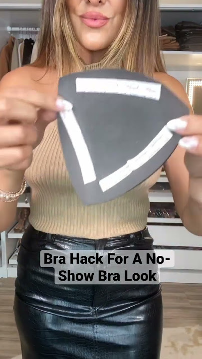 Bra Hack For A No-Show Bra Look✨#fashionhack #fyp #foryourpage #learno