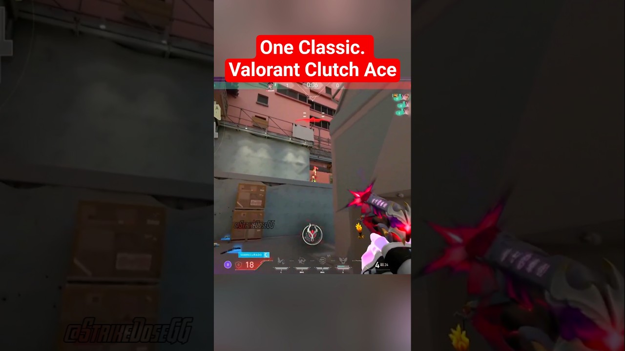 One Classic. Five Enemies. No Mercy! ⚡ | Valorant Clutch Ace 