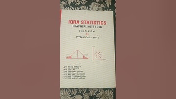 class 12 iqra statistics practical| practical no 1|2nd year statistics practical