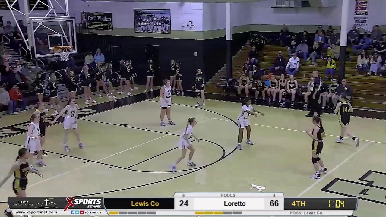 Loretto High School vs Lewis County High School Women's Basketball