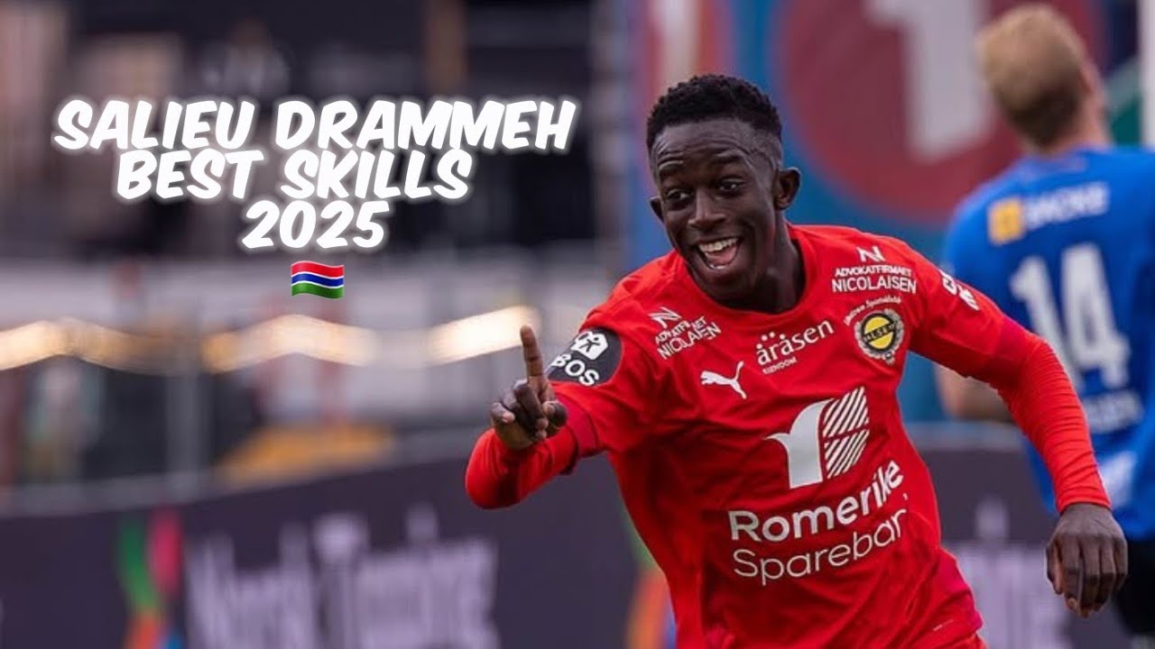Salieu Drammeh 2025 Best Skills & Goals 🇬🇲 | Lillestrøm SK ⚫️🟡