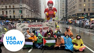 Celebrity Officials arrest protesters amid Macy's Thanksgiving Day parade | USA TODAY Net Worth