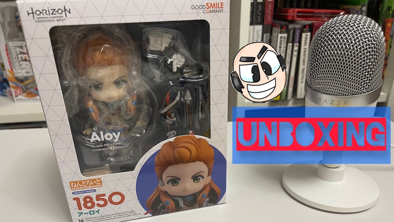 Nendoroid 1850 aloy horizon forbidden west unboxing - YouTube