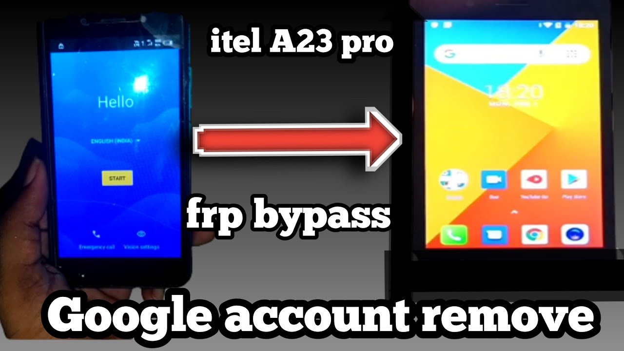 itel A23 frp bypass and Google account remove 💯