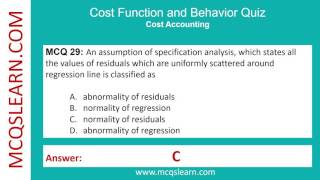 Cost Functions Questions Answers | Cost Functions Notes | Class 11–12 Ch 11 PDF Quiz | App