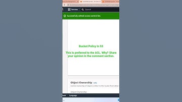 Bucket Policy in S3 vs ACL