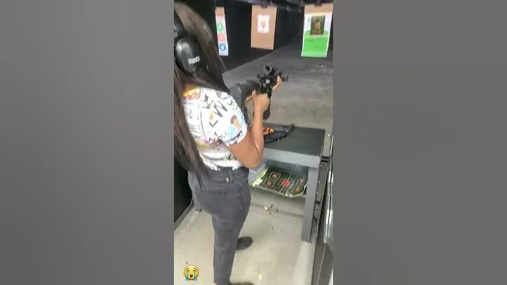 finally convinced my Gf to shoot a .50 beowulf.