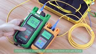 How to use KPV-53 optical power meter&VFL?My email:linda@komshine.com