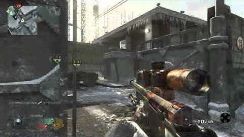 Black ops : Jump shot no scope.