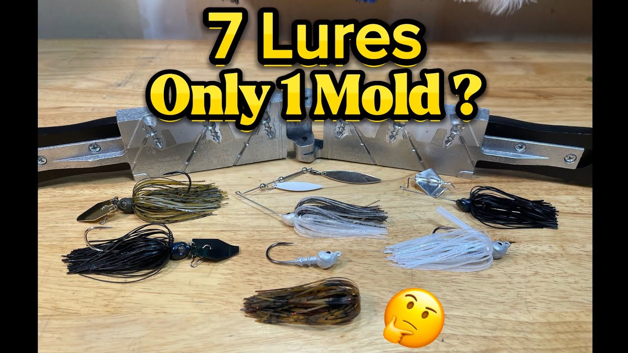 EXPANDING MOLD POSSIBILITIES ~ Do-It Poison Tail Jig Mold