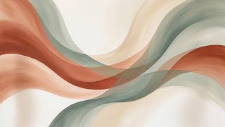 Flowing Terracotta & Sage Abstract | 3 Hour Modern Ambient TV Art screenshot 1