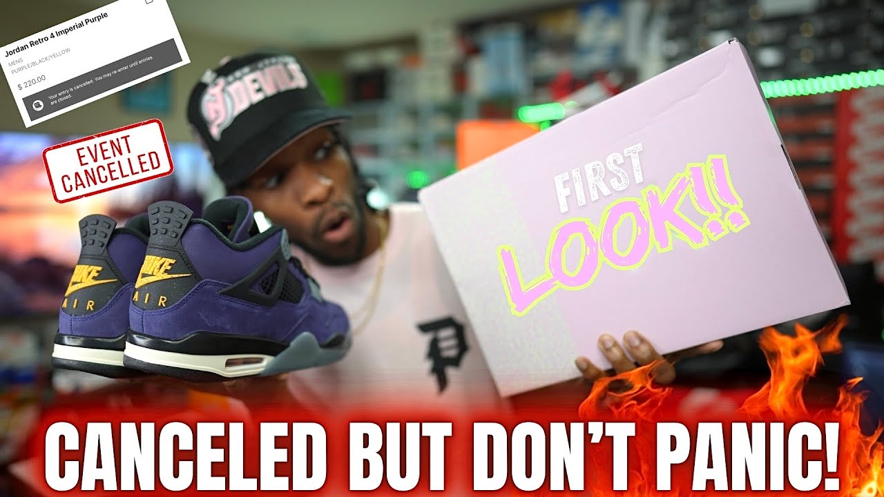 FIRST LOOK!! JORDAN BRAND COULDN'T HAVE RELEASED THESE AT A BETTER TIME & JORDAN 4 LAKER CANCELLATIO