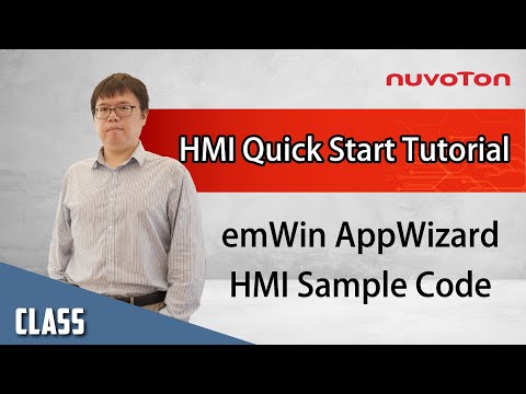 Quickly Build-up GUI on Nuvoton HMI Platform by emWin AppWizard