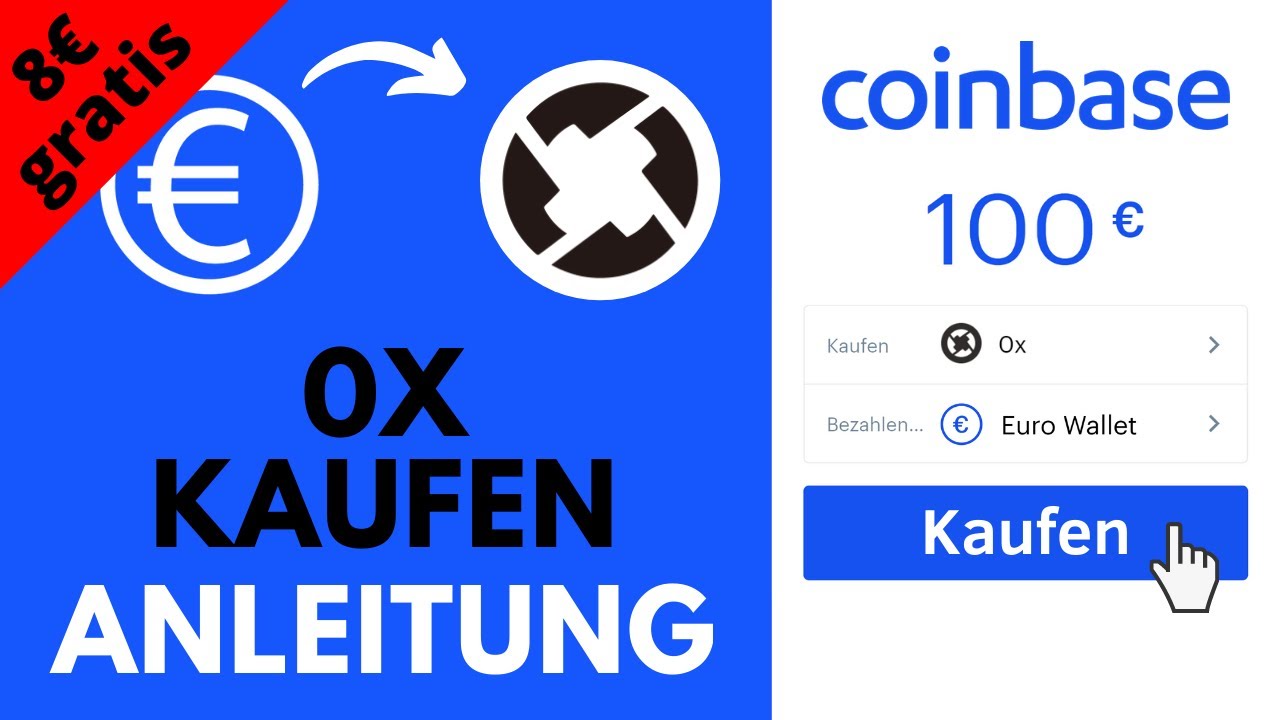 0x (ZRX) kaufen auf Coinbase (+8€ geschenkt) ✅ Anleitung