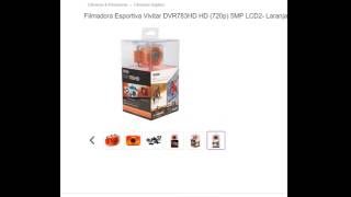 filmadora esportiva vivitar dvr783hd hd 720p 5mp lcd2 laranja