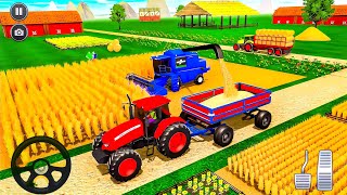 Real Tractor Farming Simulator 2022 - Harvester Tractor Driving #3 - Android Gameplay screenshot 5