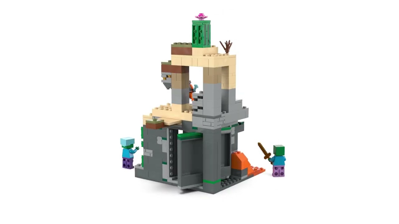 LEGO Minecraft Zombi Zindanı 21587 - 8 Yaş ve Üzeri Çocuklar için
