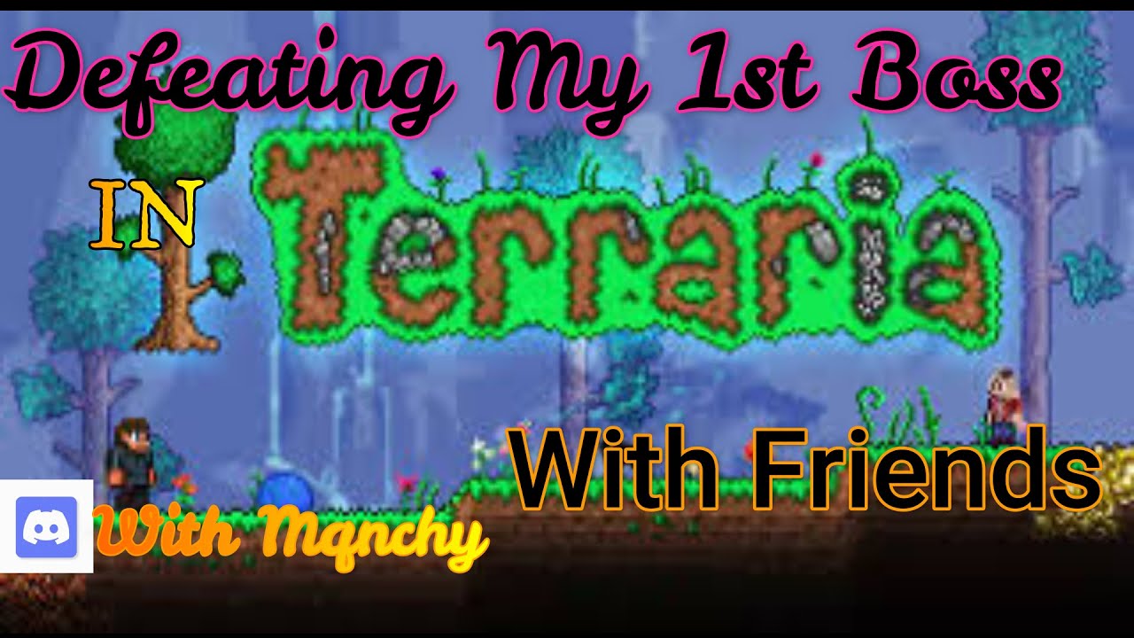Defeating My First Boss In Terraria Funny Voice Chat With Mqnchy YouTube