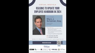 Reasons to Update Your Employee Handbook in 2024