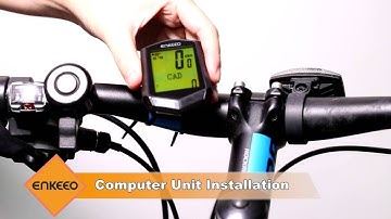 Enkeeo Preciso 1.0 Wireless Cadence Bike Computer unbox and installation