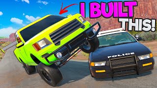 I Built the BEST Off-Road Truck for Police Chases in BeamNG Drive! screenshot 1