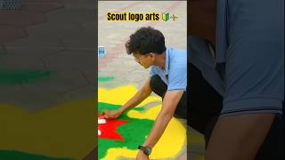 Easy way how to draw Scout logo ⚜️🔰 #sangat_voice #sangat_mini_vlogs