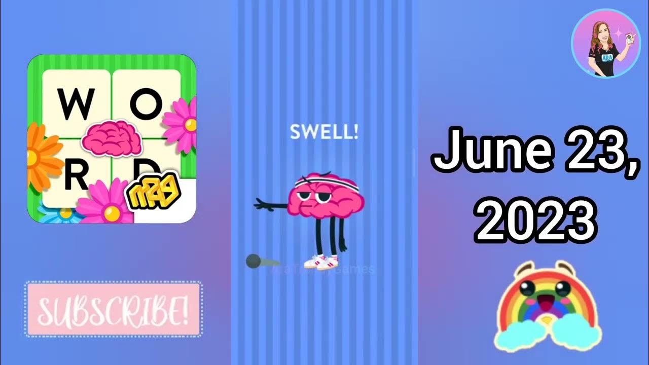 WordBrain Rainbow Event June 23, 2023 YouTube