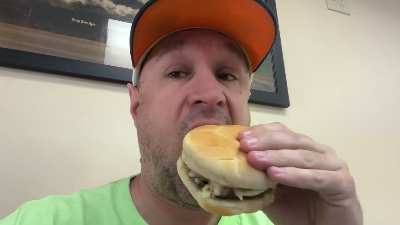 Food Review: Cheesburger and Fries from the Tracks End Restaurant Williamson WV
