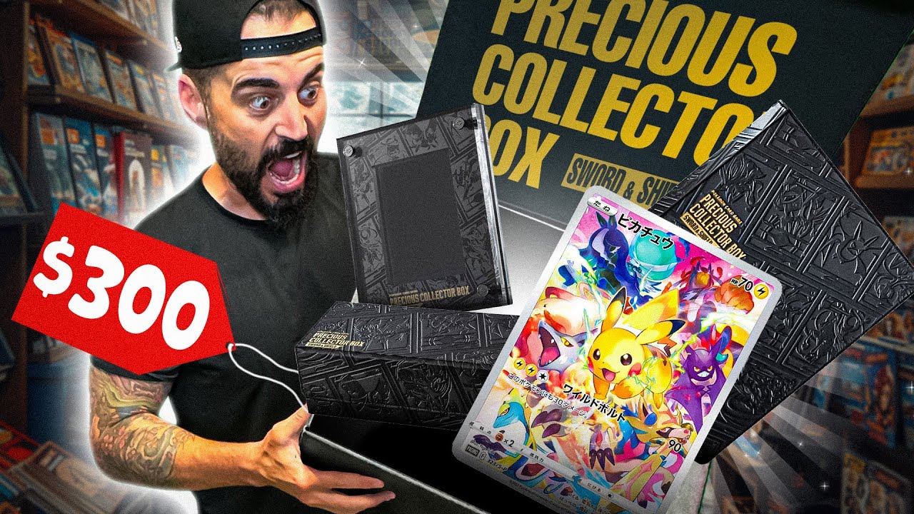 Rare Japanese Precious Box Has A $300 Pikachu Pokemon Card - YouTube