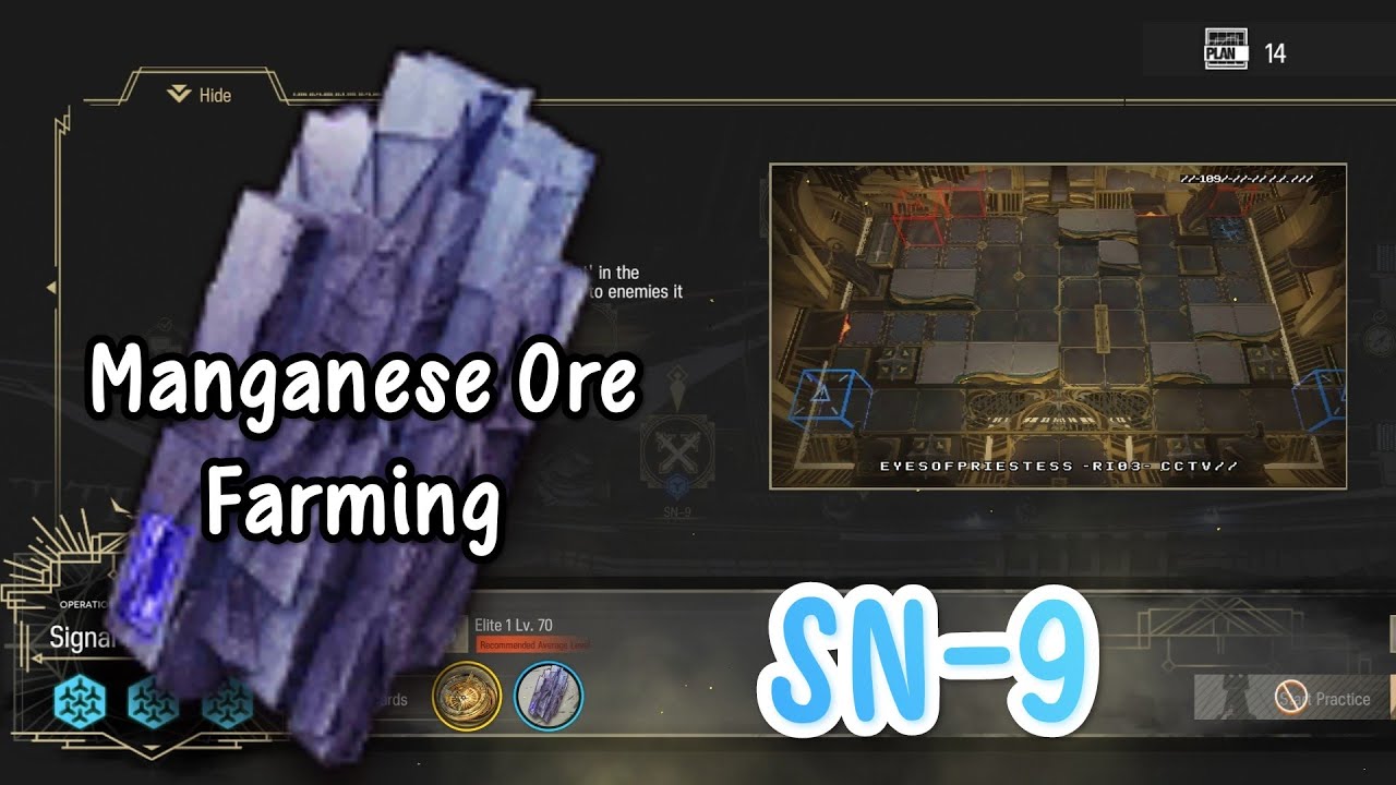 [Arknights] SN9 Manganese Ore Farming Stultifera Navis YouTube