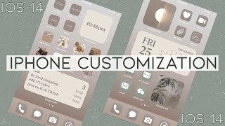 Aesthetic iPhone Customization with iOS 14 | shortcuts + widgets screenshot 3